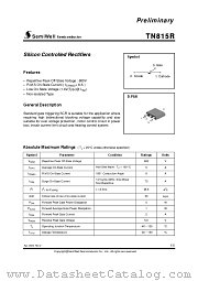 TN815R datasheet pdf SemiWell Semiconductor