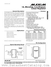 MAX8869EUE33 datasheet pdf MAXIM - Dallas Semiconductor