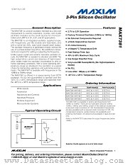 MAX7381AXR126-T datasheet pdf MAXIM - Dallas Semiconductor