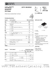 IXFR38N80Q2 datasheet pdf IXYS Corporation