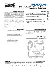MAX2742 datasheet pdf MAXIM - Dallas Semiconductor