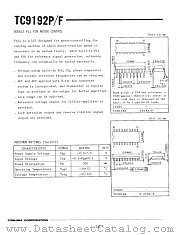 TC9192F datasheet pdf TOSHIBA