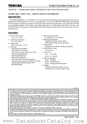 TC58FVT641 datasheet pdf TOSHIBA