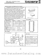TC4528BF datasheet pdf TOSHIBA