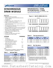 MT16LSDT6464AI datasheet pdf Micron Technology