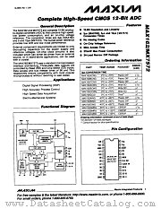 MX7572B datasheet pdf MAXIM - Dallas Semiconductor