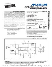 MAX3272AEGP datasheet pdf MAXIM - Dallas Semiconductor