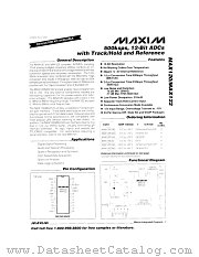 MAX122BCAG datasheet pdf MAXIM - Dallas Semiconductor