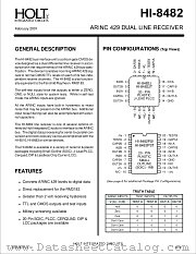 HI-8482S datasheet pdf Holt Integrated Circuits