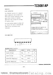 TC5081 datasheet pdf TOSHIBA