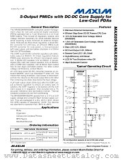 MAX8594 datasheet pdf MAXIM - Dallas Semiconductor
