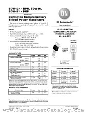 BDW47G datasheet pdf ON Semiconductor