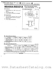 BS500A datasheet pdf SHARP
