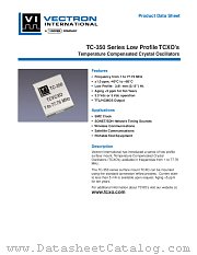 TC-350-DBF-106A-12.80 datasheet pdf Vectron