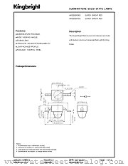 AM2520SRD09 datasheet pdf Kingbright Electronic