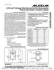 MAX821SUS-T datasheet pdf MAXIM - Dallas Semiconductor
