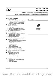 M28W640FSU-ZAT datasheet pdf ST Microelectronics