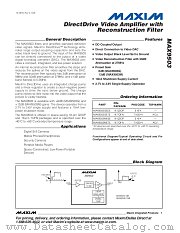 MAX9503G datasheet pdf MAXIM - Dallas Semiconductor