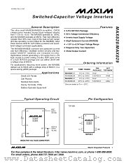 MAX828C/D datasheet pdf MAXIM - Dallas Semiconductor