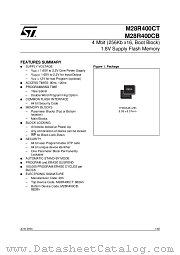 M28R400CB90ZB6T datasheet pdf ST Microelectronics