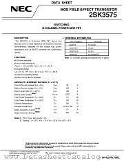 2SK3575-Z datasheet pdf NEC