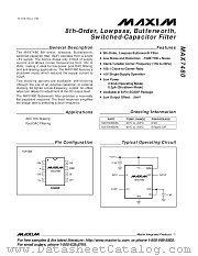 MAX7480ESA datasheet pdf MAXIM - Dallas Semiconductor
