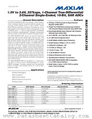 MAX1392ETB datasheet pdf MAXIM - Dallas Semiconductor