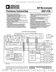 ADSP-2196MKCA-160X datasheet pdf Analog Devices