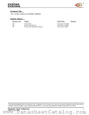 IC42S32400L-8TI datasheet pdf Integrated Circuit Solution Inc