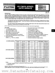 MB650XXX datasheet pdf Fujitsu Microelectronics