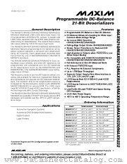 MAX9214ETM datasheet pdf MAXIM - Dallas Semiconductor