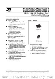M58BW032DB60T3T datasheet pdf ST Microelectronics