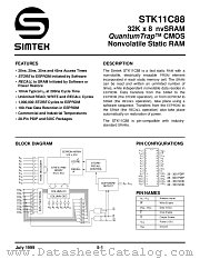 STK11C88-N45 datasheet pdf SIMTEK