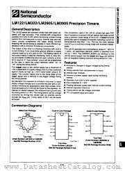 LM2905N datasheet pdf National Semiconductor