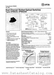 OPB822S datasheet pdf Optek Technology