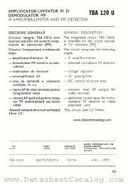 TBA120U datasheet pdf IPRS Baneasa