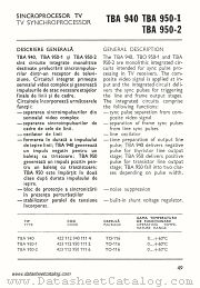 TBA950-2 datasheet pdf IPRS Baneasa