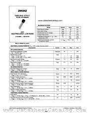 2N4342 datasheet pdf Motorola