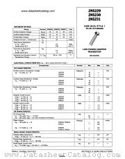 2N5229 datasheet pdf Motorola