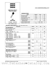 2N5640 datasheet pdf Motorola