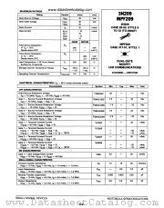 MPF209 datasheet pdf Motorola