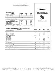 MBAS16 datasheet pdf Motorola