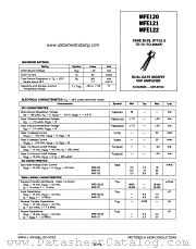 MFE121 datasheet pdf Motorola