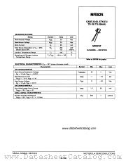 MFE825 datasheet pdf Motorola