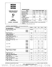 MFE930 datasheet pdf Motorola