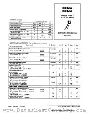 MM4257 datasheet pdf Motorola