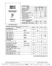 MM5415 datasheet pdf Motorola