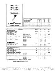 MPF4117 datasheet pdf Motorola