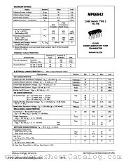 MPQ6842 datasheet pdf Motorola