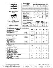 MPQ7042 datasheet pdf Motorola